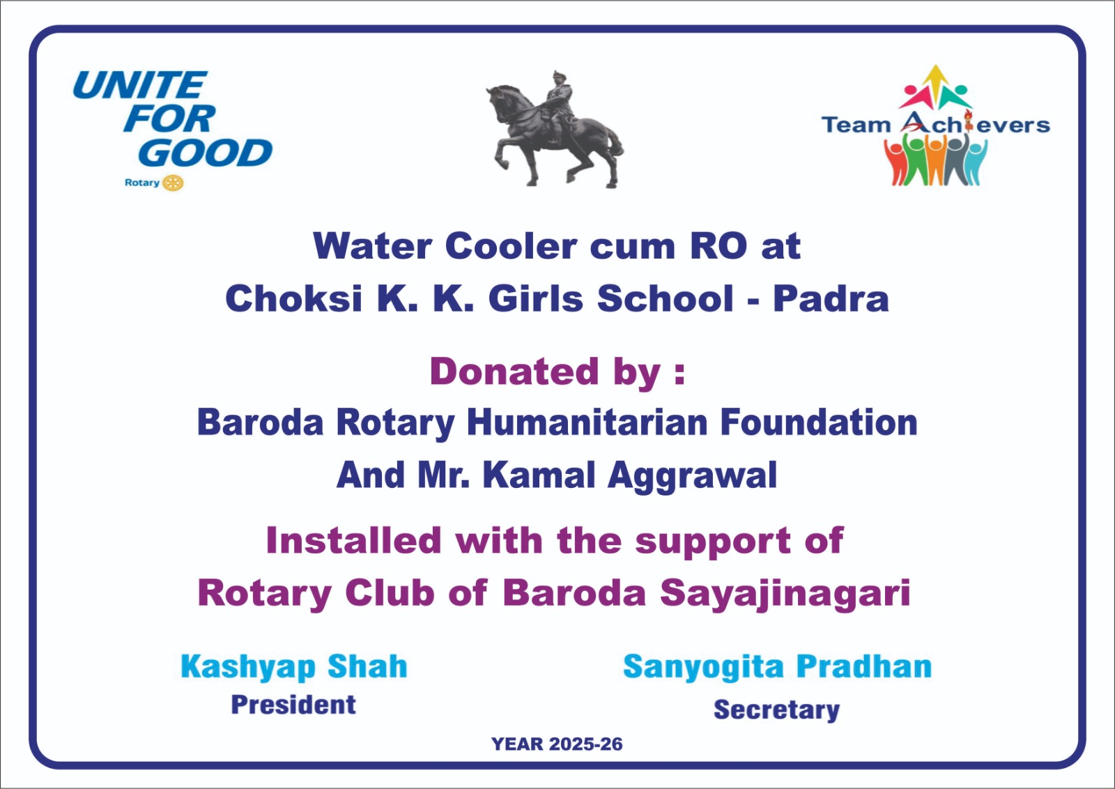 💧✨ Supporting Students with Clean Drinking Water