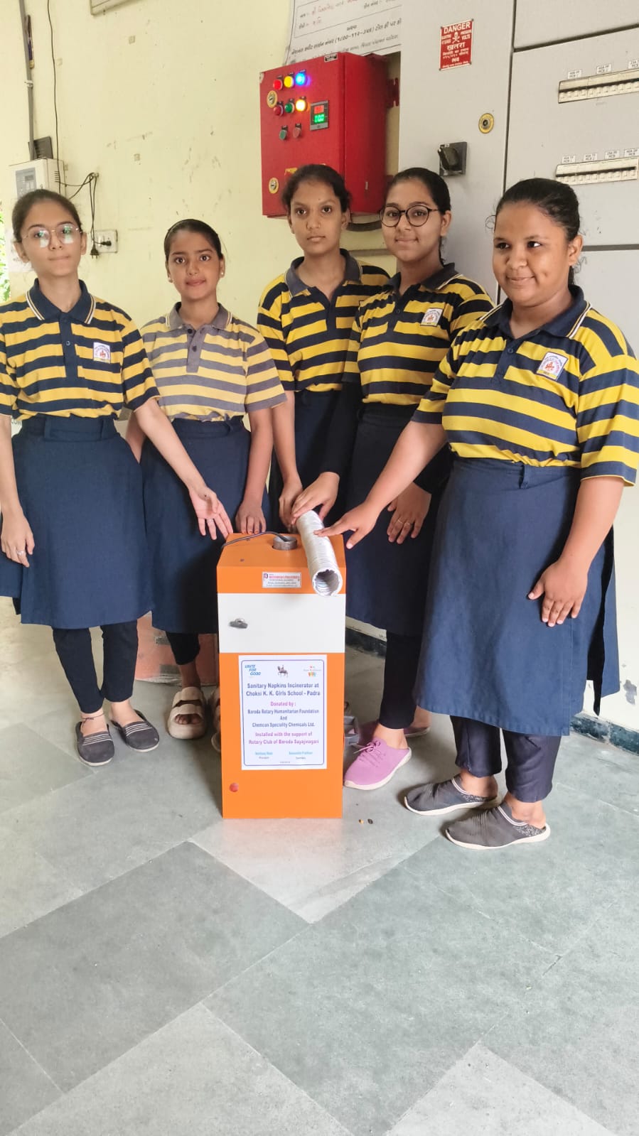 Choksi KK Girls School - ✨ Incinerator Machine -