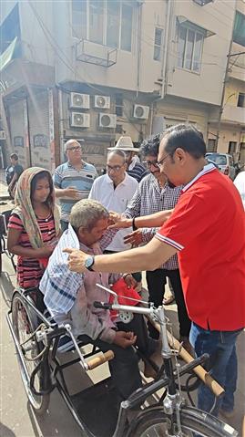 Tricycles to Differently-Abled person