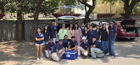distribution of chilled chaas