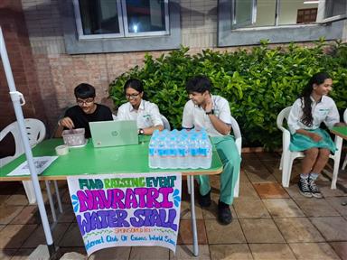 Navratri Water Stall - Fund Raising