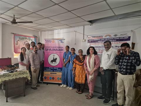 Nutan Vidyalaya -Eye Screening at