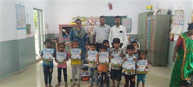 Workbook distribution in Vadodara District
