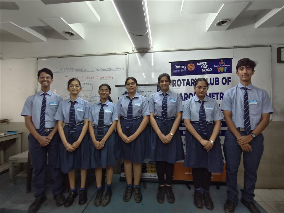 Interact club installation in TCS on 5th February