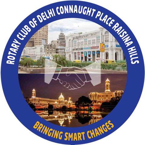 Delhi Connaught Place Raisina Hills logo